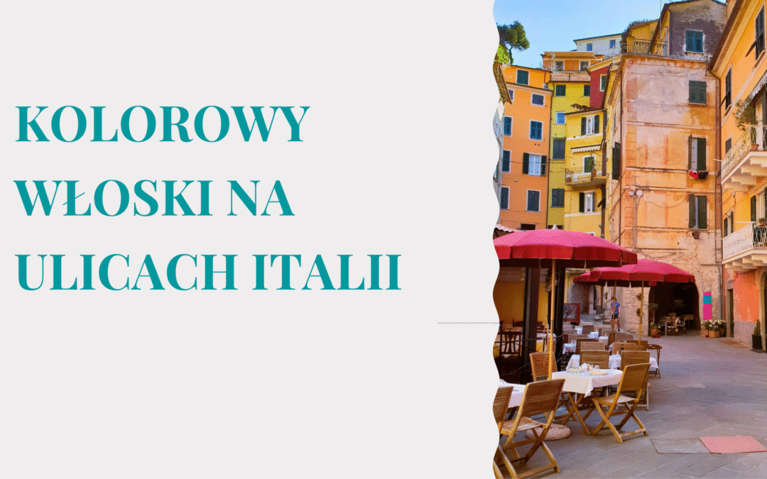 Kolorowy włoski na ulicach Italii